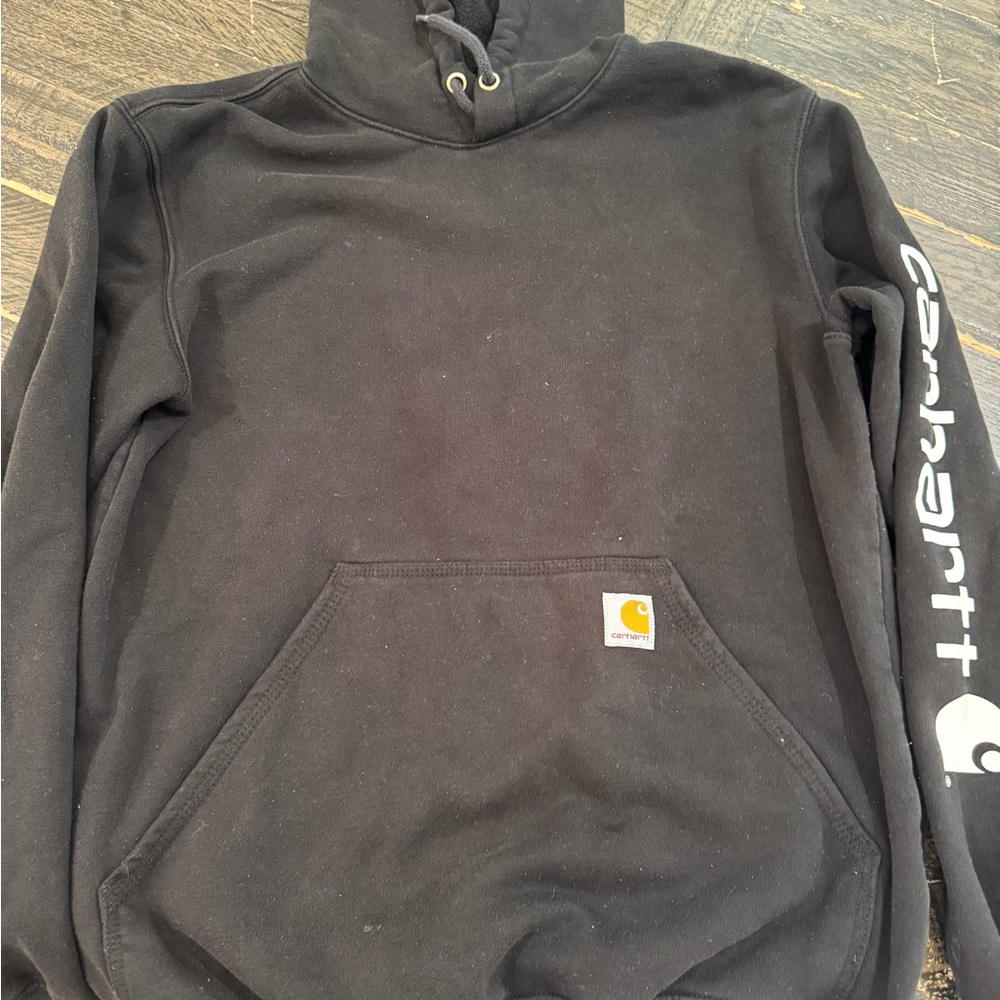 Carhartt Black Sweatshirt Hoodie Heavyweight